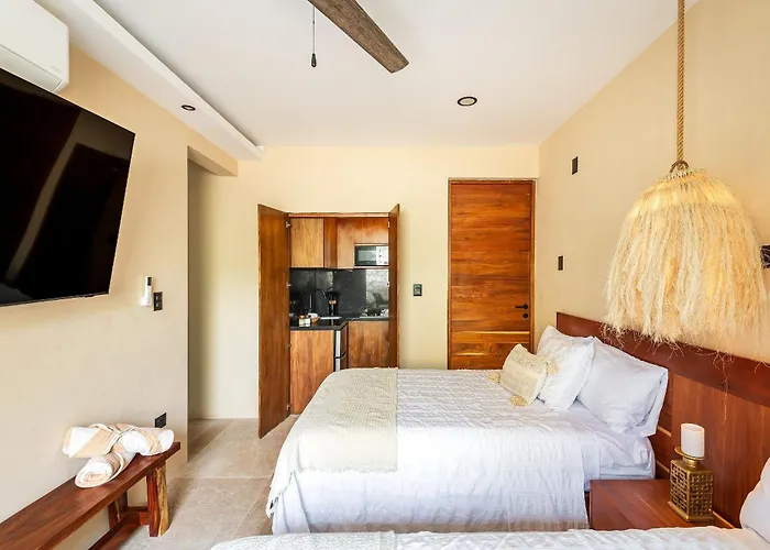 •| Boutique Swim Up En P/6 • Naaj Tun• Apartamento
