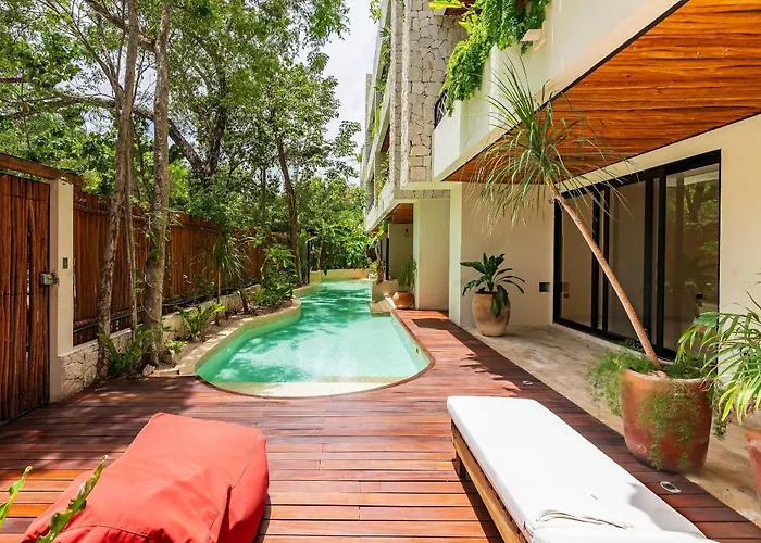 •| Boutique Swim Up En P/6 • Naaj Tun• Apartamento Tulum